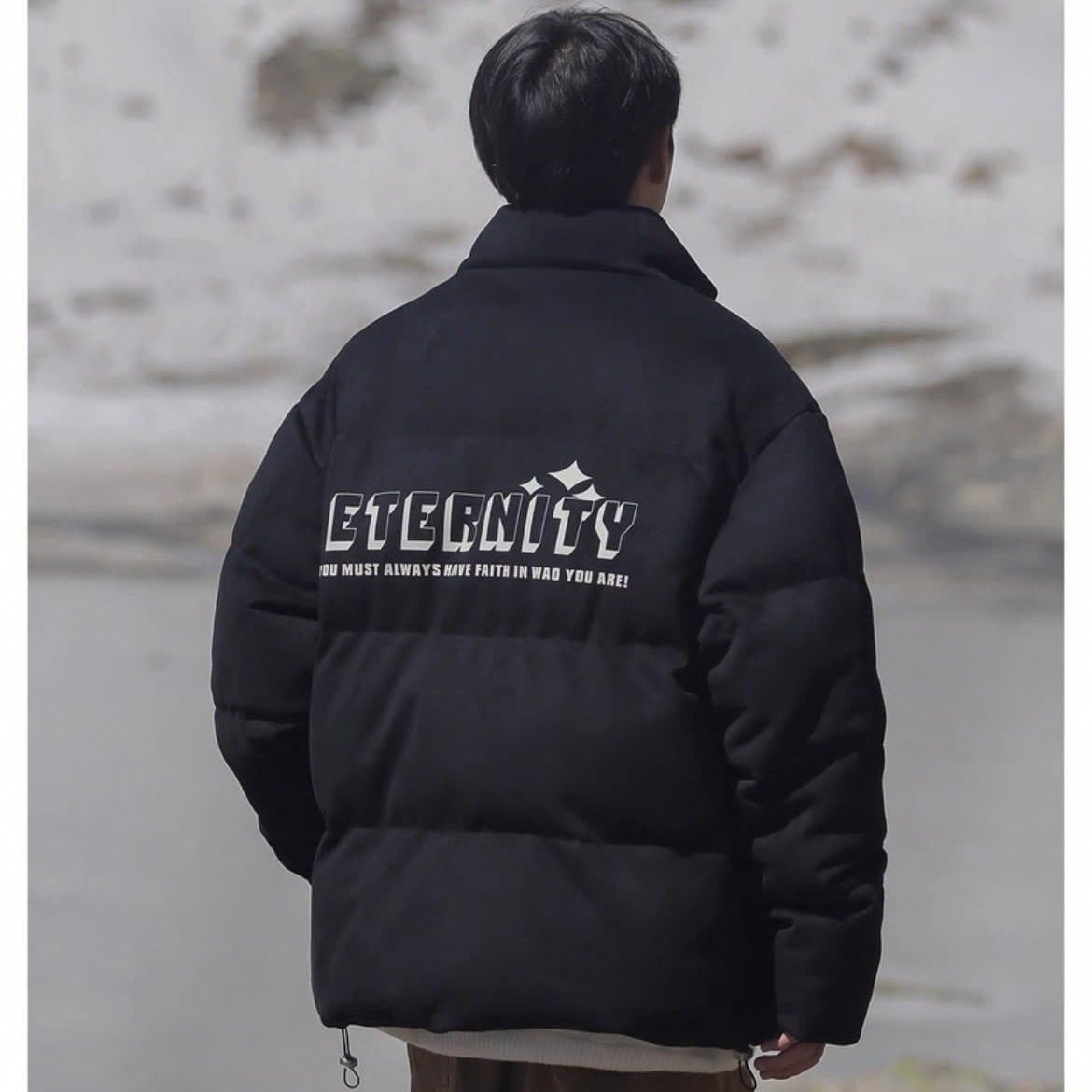 Winter New Men's Thickened Warm Padded Jacket Regular Stand-up Collar Padded Jacket Korean Version Trendy Youth Down Padded Jacket_voghion.com