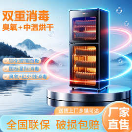 2026新款消毒碗柜商用双门大容量餐饮饭店食堂餐具碗筷立式消毒柜