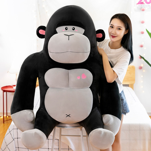 New gorilla doll plush toy King Kong gorilla doll wedding grabber doll gift manufacturer wholesale