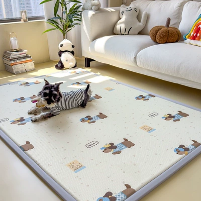 Summer Cooling Mat, Anti-Fall Baby Floor Mat, Thickened Children's Cartoon Floor Sleeping Mat, Lunch Break Tatami Mat (Avtomobil döşəmə paspasları) - dalmatian-multifunctional-mat-80x200cm