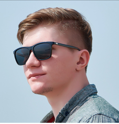 Cross-border colorful series small square sunglasses men's polarized sunglasses 0733 aluminum magnesium alloy men's sunglasses wholesale