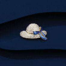 新款气质小西装领针开衫防走光别针丝巾扣小众创意设计感帽子胸针