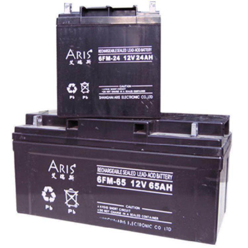 包邮ARIS艾瑞斯蓄电池6FM-65 长寿命匠心型 基站UPS机房后备电源
