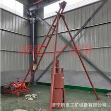 打渗水井机房屋地基打桩机建筑工程小型大电动洛阳铲打井机挖旱井