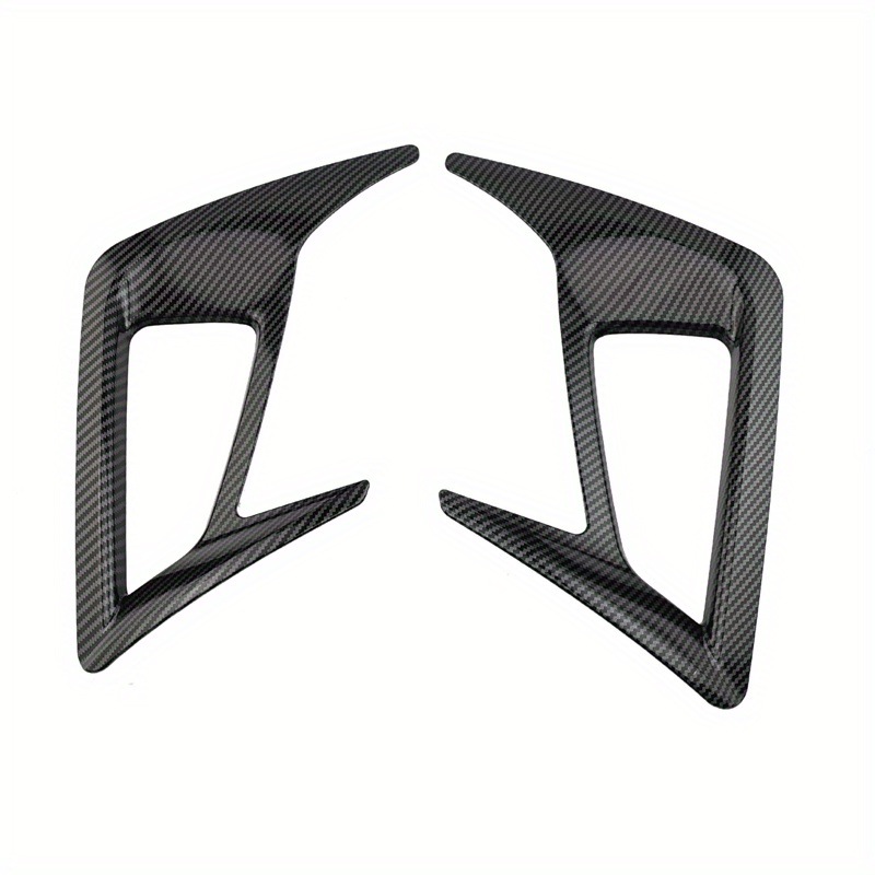 For Focus Hatchback Mk4 2019-2020 Carbon Fiber Rear Fog Light Frame Cover Trim 2Pcs