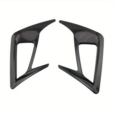 For Focus Hatchback Mk4 2019-2020 Carbon Fiber Rear Fog Light Frame Cover Trim 2Pcs (Light frame) - carbon-fiber