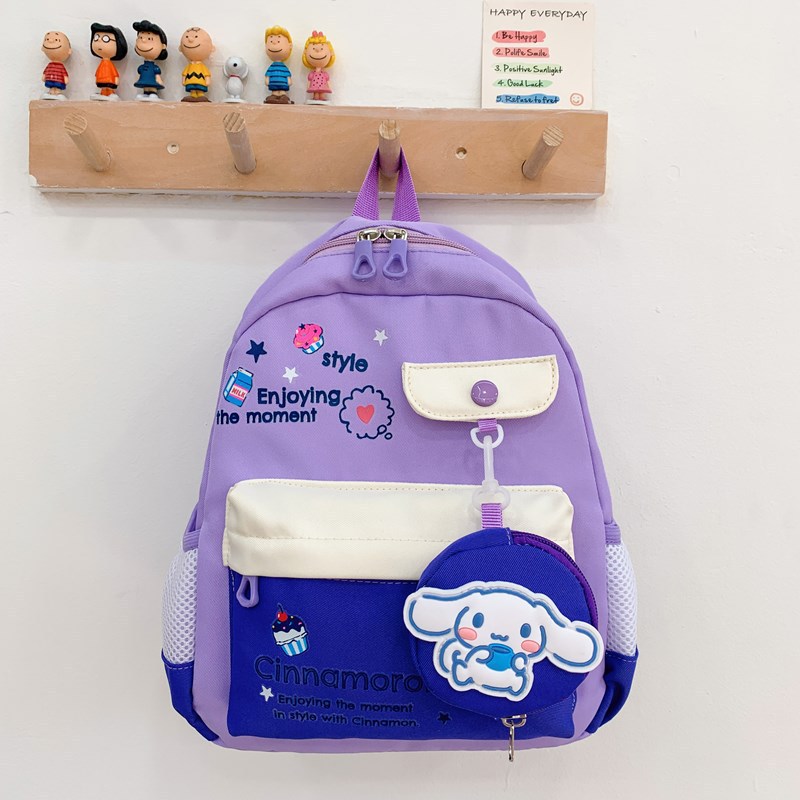 2025 primavera niños mochila de moda ocio niñas jardín de infantes viaje caricatura lindo mochila
