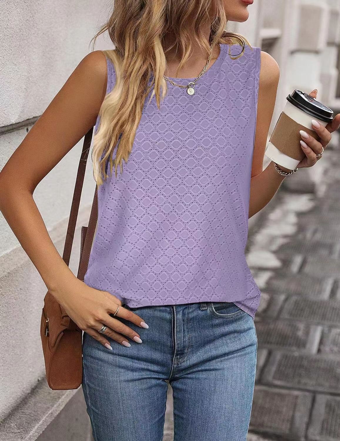 Women's Round Neck T-shirt For Spring And Summer Casual Wear_voghion.com