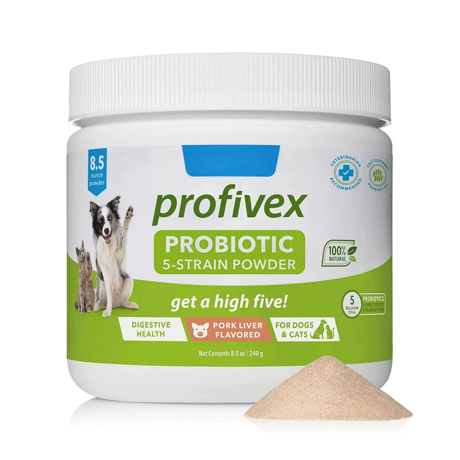 Hanyun Pet Пробиотический порошок Добавка Кошки и собаки кондиционирование кишечного запора Пищеварительная пищевая добавка Универсальные щенки