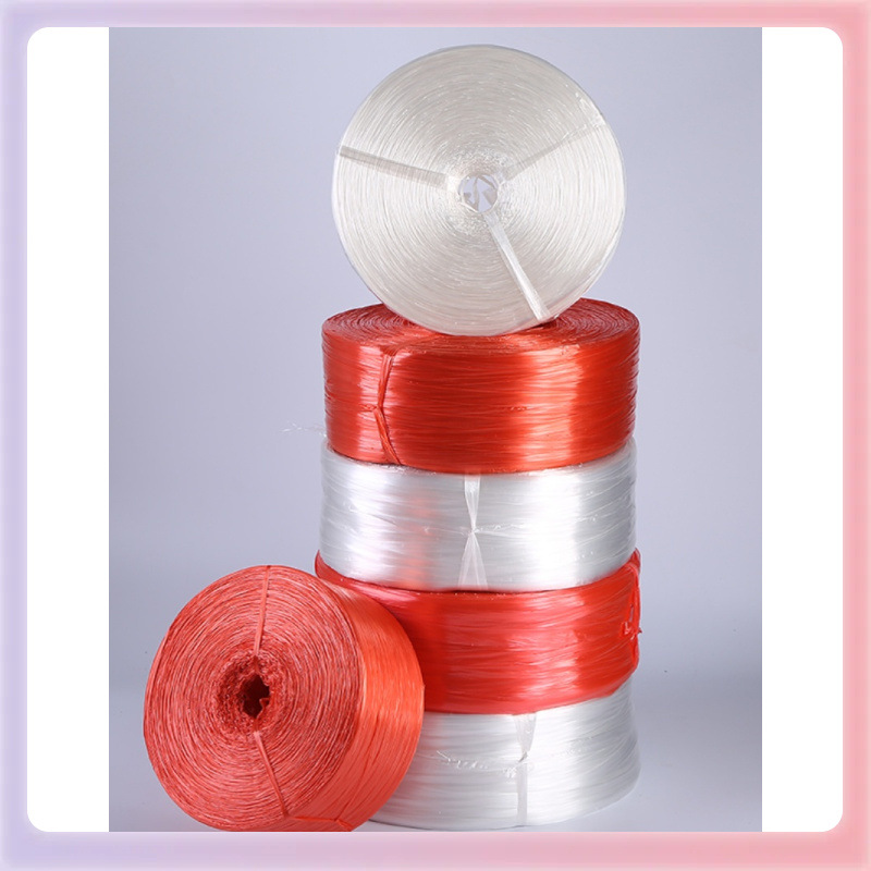 Z7GN塑料捆扎绳子撕裂膜扎口绳尼龙草封包绳捆草绳包装绳纤维绳白