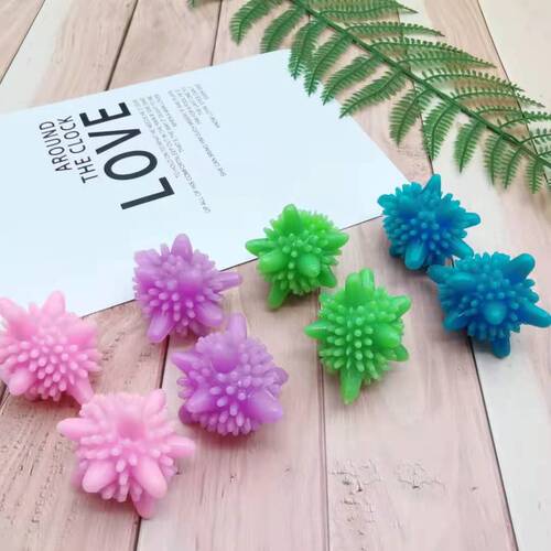 Solid laundry ball, decontamination and anti-tangle washing ball, cleaning ball, washing machine ball care ball