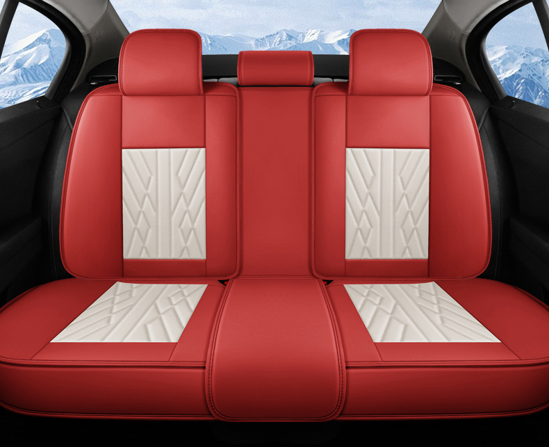 New Napapi Car Cushion Leather Four Seasons Universal Breathable All-inclusive Seat Cover Cross-border Amazon tume Wholesale