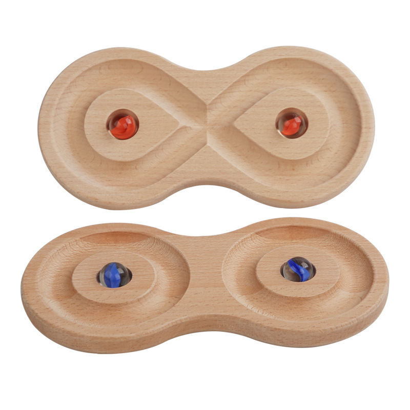 Juguetes de madera de jardín de infantes al por mayor juegos de equilibrio de puzzle juegos de bola de educación temprana juguetes de bloques de madera