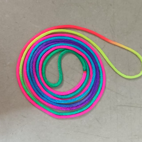 Children's nostalgic flower-tossing rope, colored rope for students, primary school students to pick flower ropes, weave flower ropes toys 7080 back