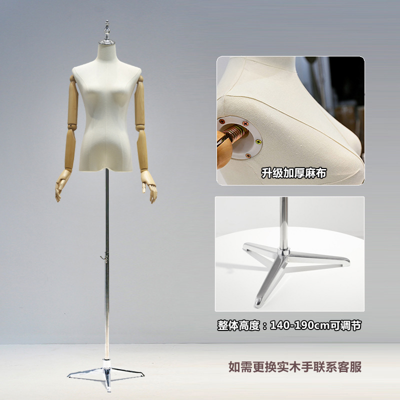 Triángulo de hierro plateado de mano de madera de lino grueso