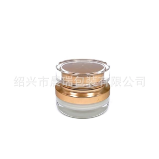 亚克力霜膏空瓶15ml塑料分装包材日霜晚霜化妆瓶子现货贵妇膏