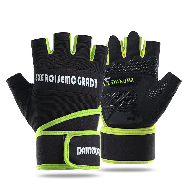 Guantes deportivos de acondicionamiento físico respirables medio dedo protector哑铃 ejercicio de levantamiento de pesas al aire libre ciclismo montañismo actualización antideslizante y resistente al desgaste image 16