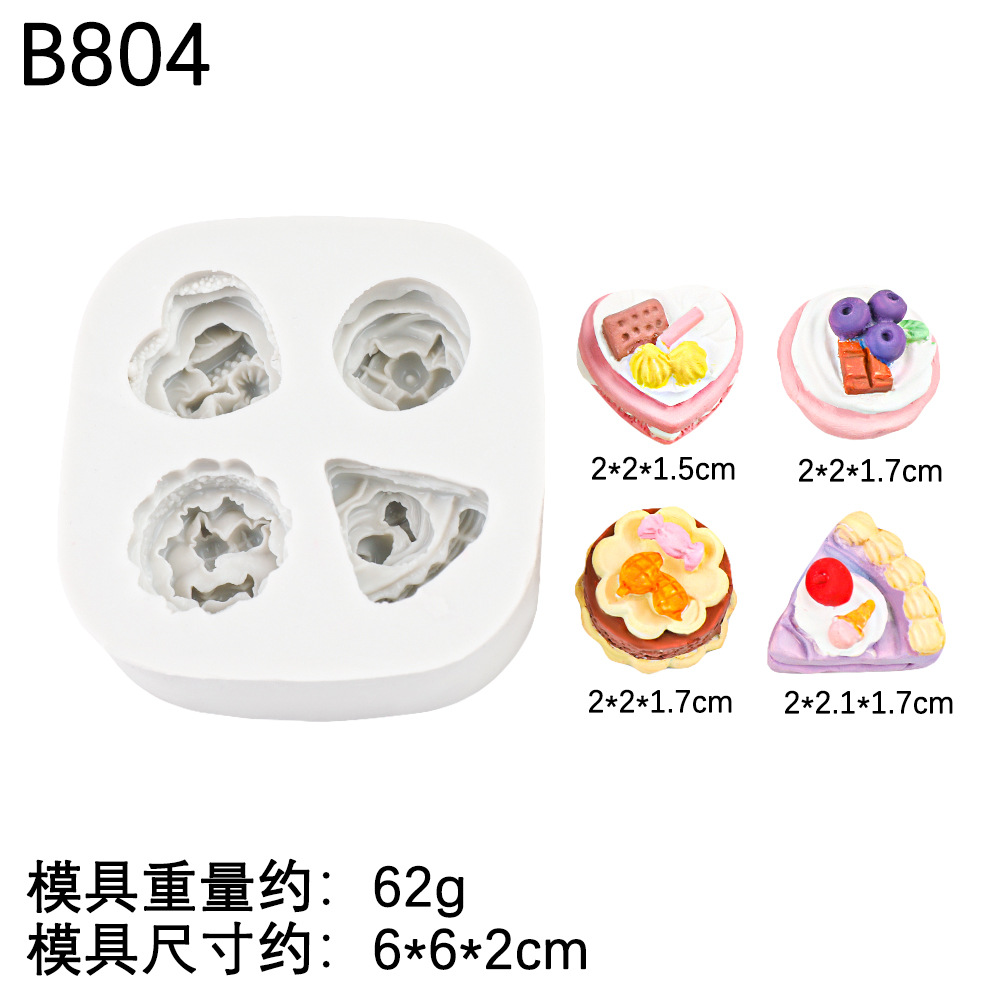 Mini galletas de hueso, pastel pequeño, molde de plástico de piedra, yeso de bricolaje, vapor de queso, adornos de chocolate, molde de silicona