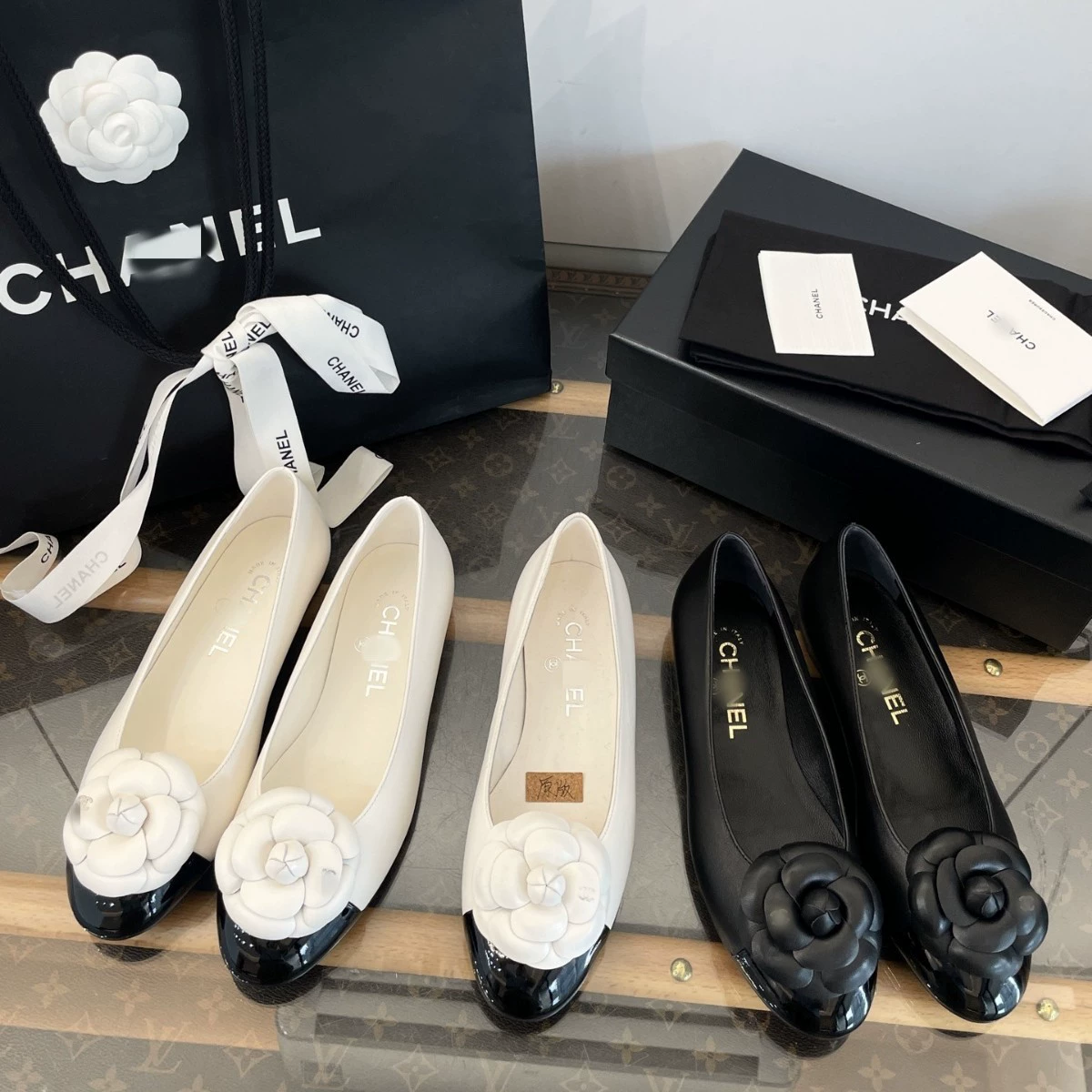 Горный чай, обувь для отдыха, европейский стиль, стиль Chanel, с цветочным узором