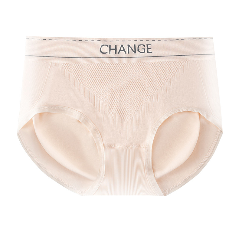 Ropa interior de mujer, cintura alta, algodón sin costuras, entrepierna antibacteriana, abdomen, cadera, vientre, calzoncillos de algodón de gran tamaño