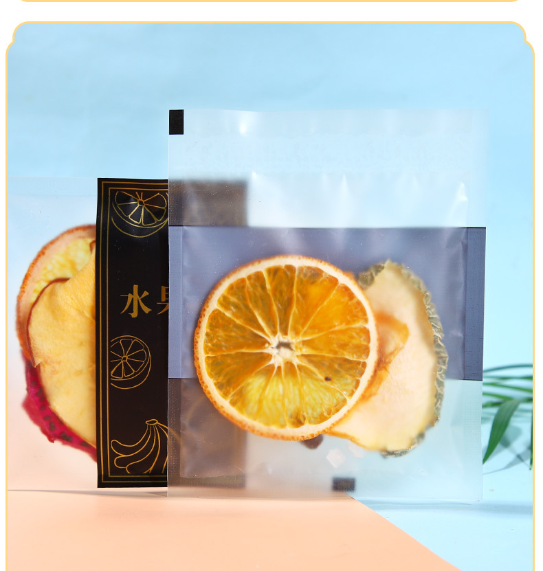 Ten Flavor Mixed Fruit Tea 100g Box Dried Fruit and Flower Blend for Hot or Iced Brewing in use