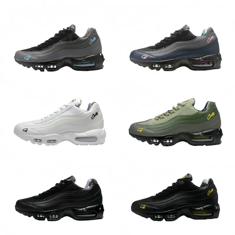 莆田 Shoes Max 95 мужские кроссовки, ретро подушечка воздух, эластичная женская обувь, крупный размер для внешней торговли AIR MAX кроссовки