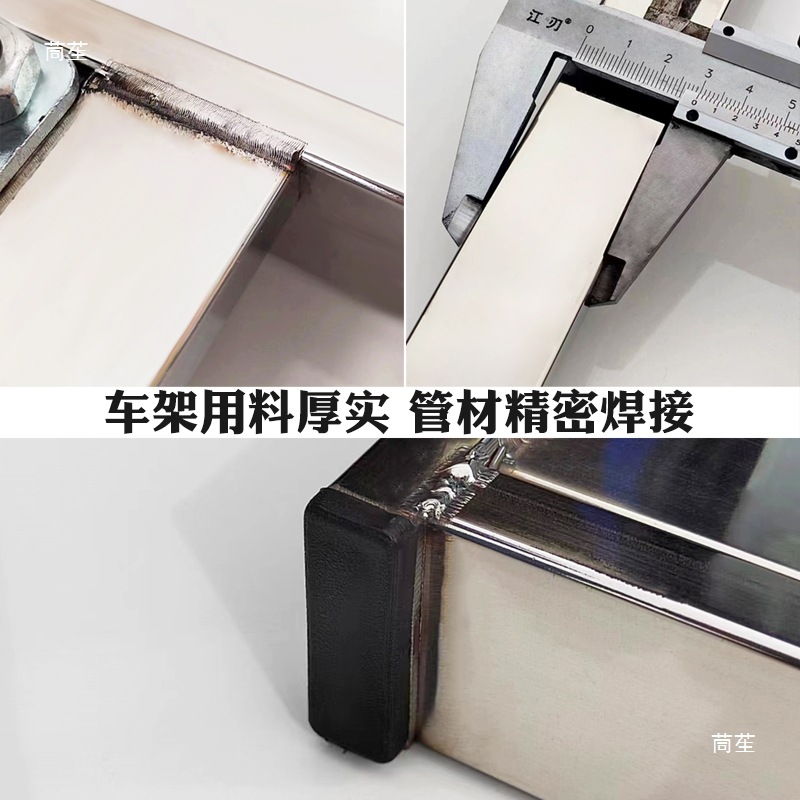 不锈钢镂空车乌龟车物流周转车工厂车间搬运车小推车冷库搬运拖车