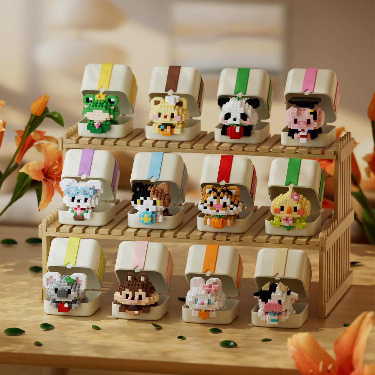 Chaole Chuangmeng Pet Garden Building Blocks Assembled Compatible with Lego Toys Tanabata Valentine's Day Gift Wholesale for Girlfriend