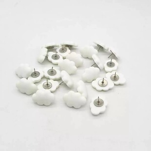Cute creative push pin cross-border hot selling DIY handmade push pin resin cloud Cork decorative fixed stationery Push Pin