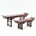 厂家供应红木微型家具翘头抽屉琴桌条案长方形雕花底座小神台供桌