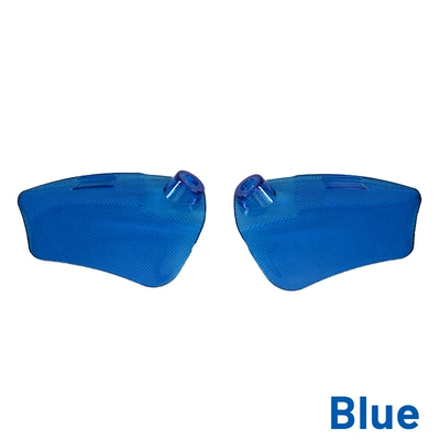 Deflector, Multiple Colors Available, Motorcycle front windshield - blue