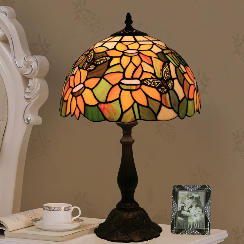 (Cross-border trading), table lamp for bed, retro creative lantern, Germany