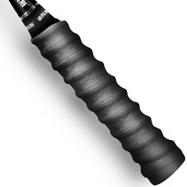 Non-slip tennis racket for badminton