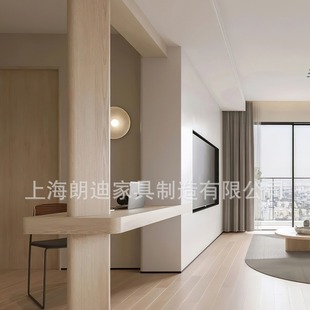 Whole House Customized Large Flat Floor House Furniture Tv Background Wall Cabinet Island Cabinet Cloakroom Basin Cabinet Bookcase