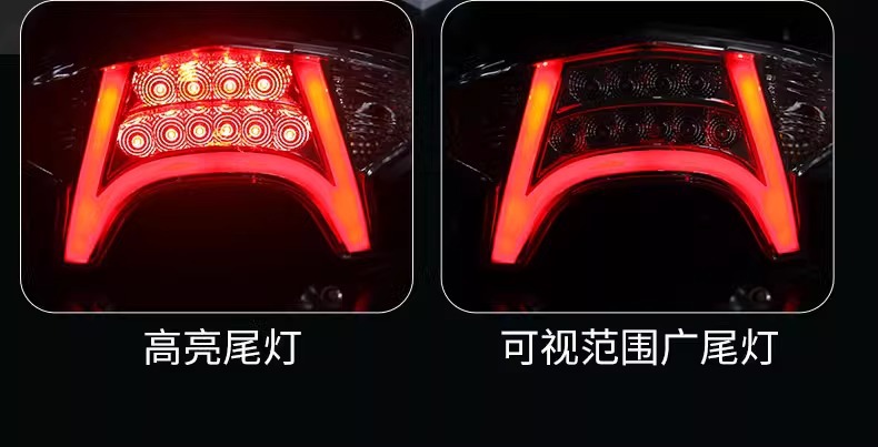 2025 New Popular National Iv Electronic Injection Motorcycle 125 Scooter Fuel Vehicle Motorcycle Fuel-Saving Vehicle Can Be Registered