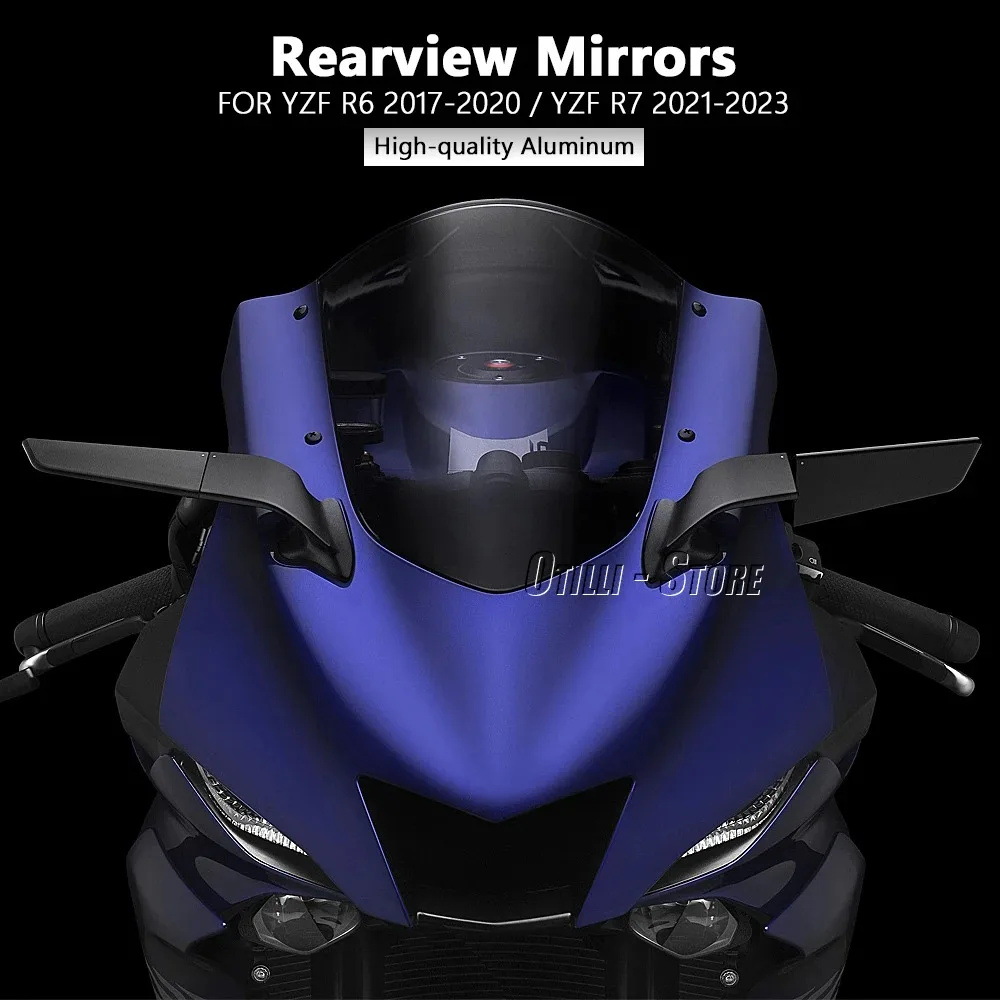 Yamaha Yzf R6 R7 Fixed Wing Rearview Mirror Motorcycle Accessories Modified Parts Cross-Border Exclusive in Stock