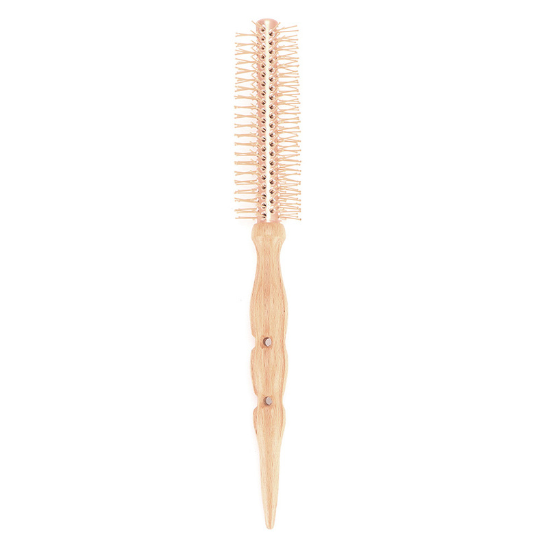 現品のヘアサロンのケヤキの丸みを帯びた巻き櫛|undefined
