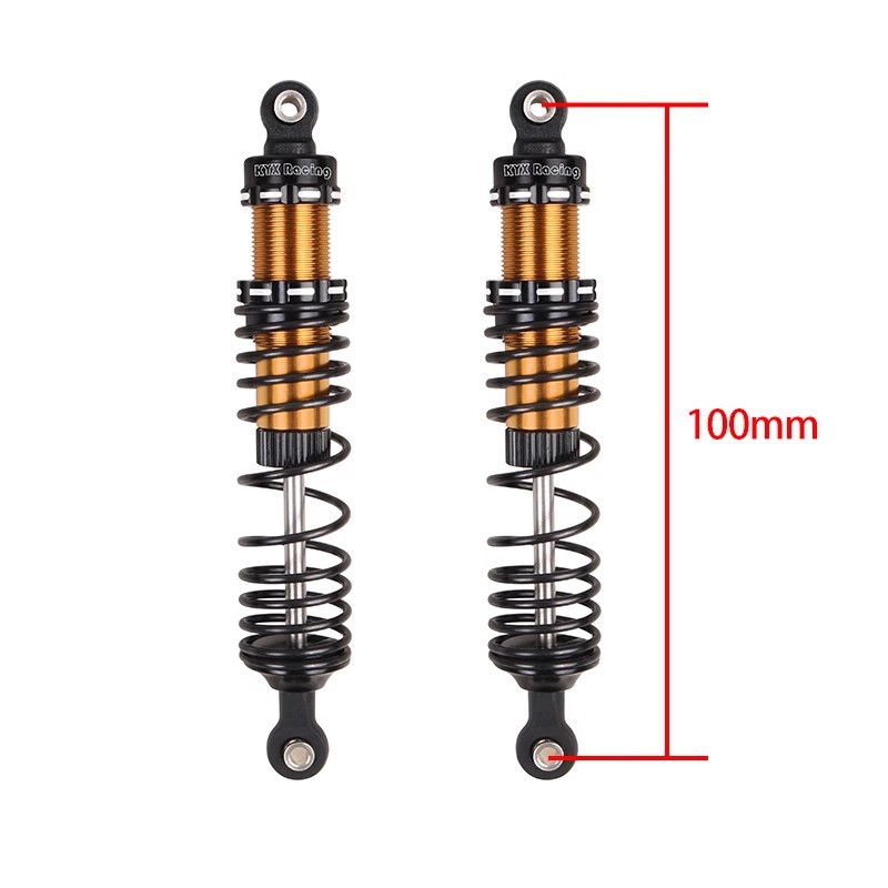 KYX RC 모델 자동차 TRAXXAS 1 | 10 FOD F-150 RAPTOR 짧은 카드 금속 충격 흡수 장치