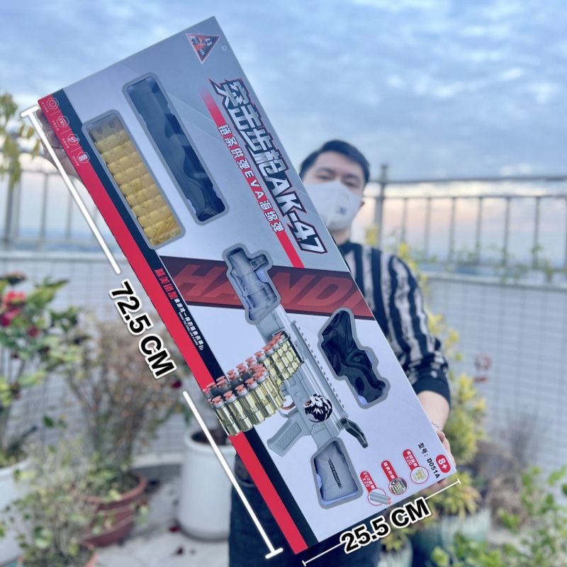 Caja de regalo grande pistola de bala blanda 98k juguetes de pollo AWM juguetes de francotirador M416 modelo regalo para niños