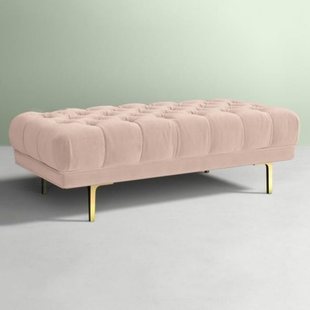 Wholesale Nordic Pink Velvet Shoe-Changing Bench French-Style Dressing Room Stool Designer Light Luxury Sofa Ins Rectangular Sofa