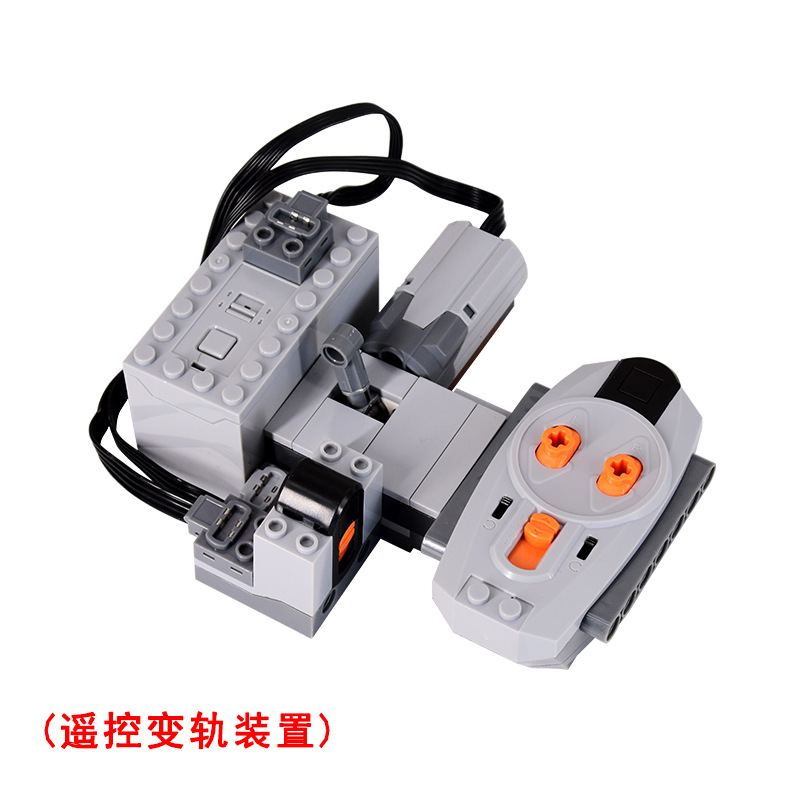 Tren De La Ciudad vía del tren compatible con el carril recto curva combinación escena pequeña partícula montaje bloques de construcción bolsa de juguete