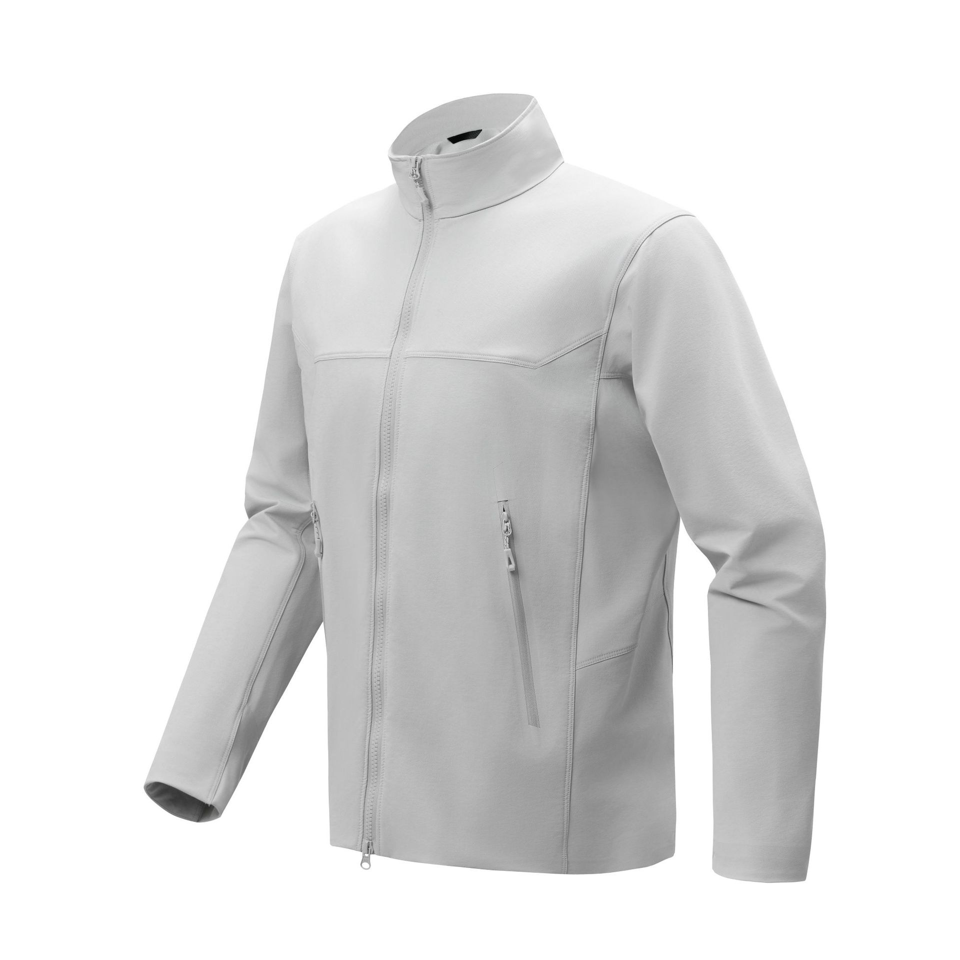 Outdoor Softshell Jacket, Quick-Drying Clothing for Men and Women, Windproof Elastic Spring and Autumn Jacket with Stand Collar