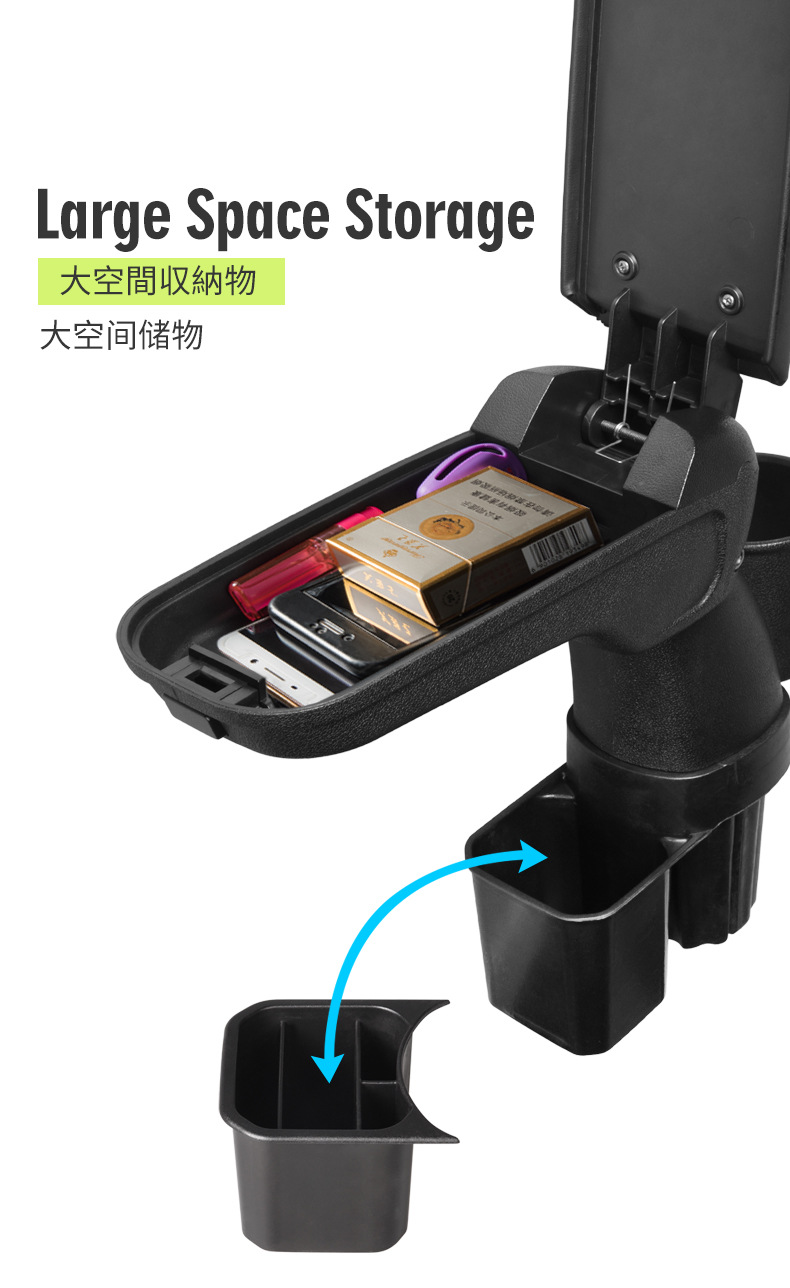 Suitable for Suzuki Jimny Car Armrest Box Storage Box Installation, Original Car Upgrade Storage