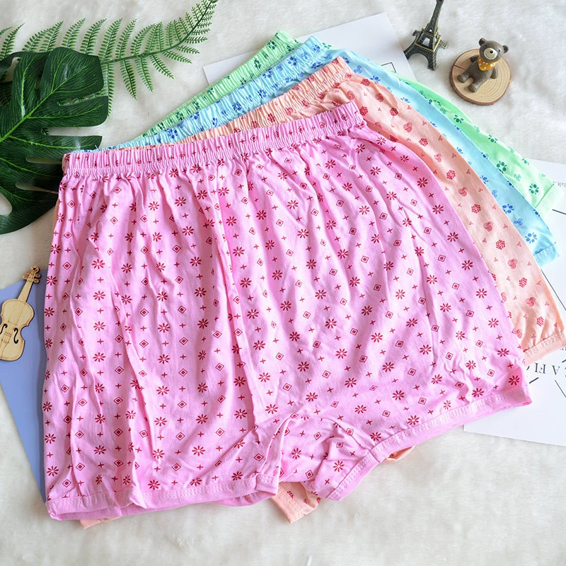 Очень толстые и увеличенные мужские трусы-боксеры из полиэстера и хлопка для пожилых людей и женщин. Мужские брюки из полиэстера и хлопка с принтом, свободные, большого размера.