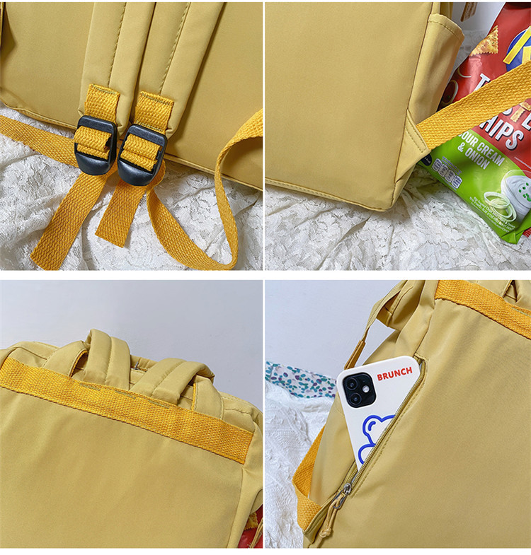 Mochila ultraligera de nailon para mujer, de gran capacidad, ideal para viajes y escuela, con estampados elegantes, duradera y resistente al agua._voghion.com