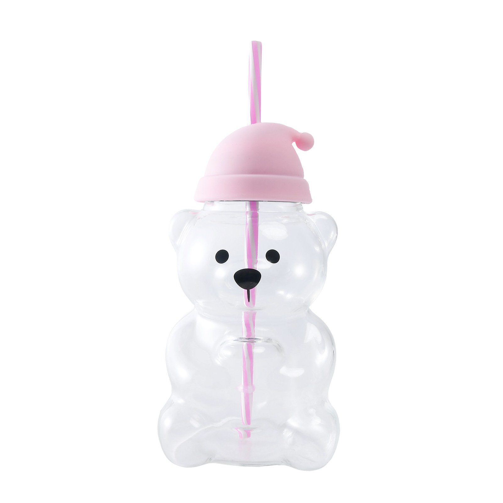 Bearista Cross-Border Coffee Teddy Bear Cup Bears Glass Straw Cup