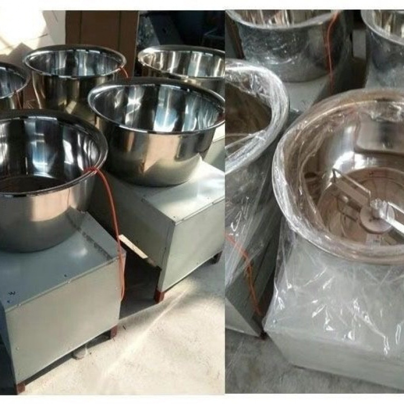 Mezcladora de harina de acero inoxidable gruesa 25kg 50kg mezcladora eléctrica mezcladora de harina de harina para pasteles, envío gratuito