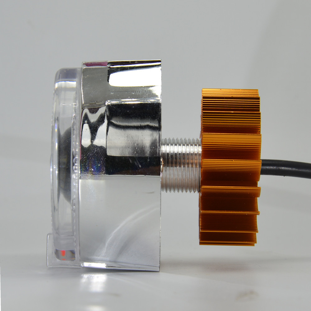 2.5 Pulgada bombilla de motocicleta eléctrica condujo faro incorporado ojo de ángel diablo lente de ojo de luz de alto alcance