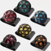 6cm wrist elastic ball [black polka dot mixed hair]