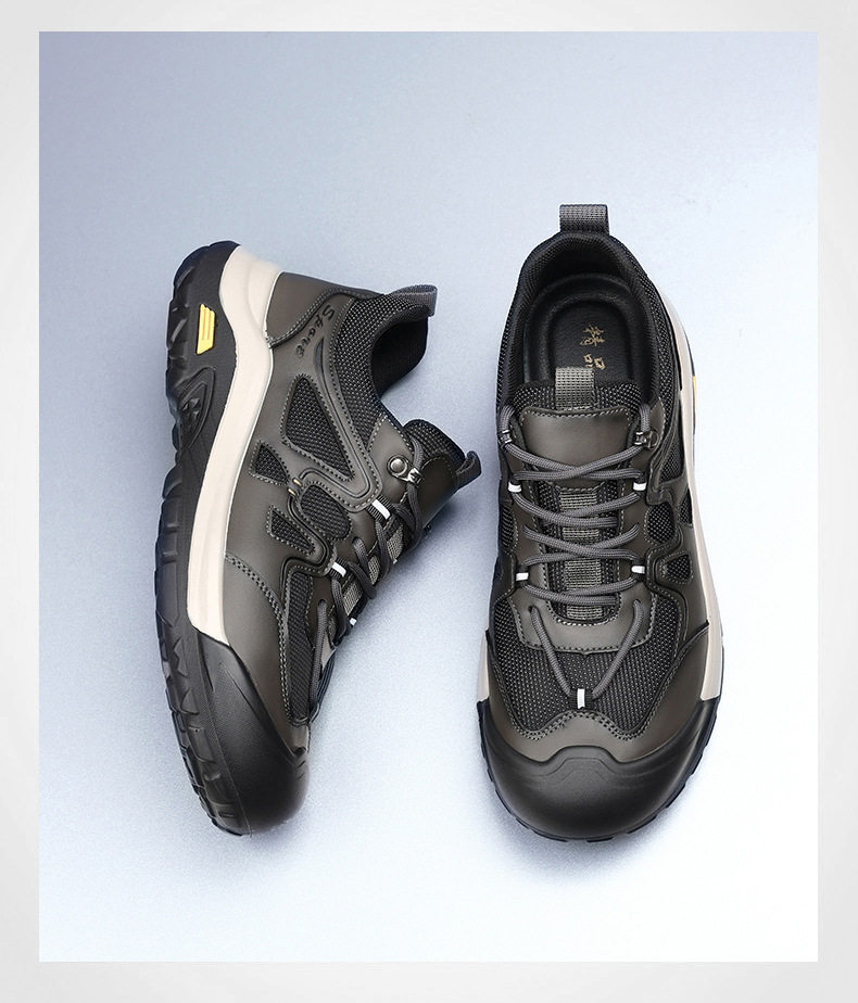 Giày thể thao nam cổ thấp dễ phối đồ, giày chạy bộ và đi bộ đường dài — GX6803 màu xám, GX6803 màu đen chi tiết 19